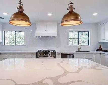 Styling Calacatta Quartz with White Cabinets